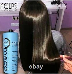 Felps Omega Zero Sensitive nanoplasty Treatment Keratin Brazilian 1 Liter 34 Oz