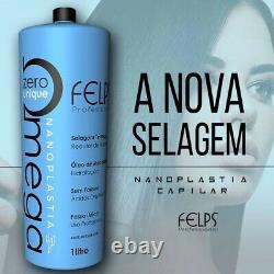 Felps Omega Zero Sensitive nanoplasty Treatment Keratin Brazilian 1 Liter 34 Oz