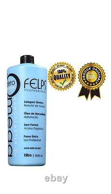 Felps Omega Zero Sensitive nanoplasty Treatment Keratin Brazilian 1 Liter 34 Oz