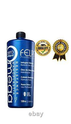 Felps Omega Zero resistance nanoplasty Treatment Keratin Brazilian 1 Liter 17 Oz