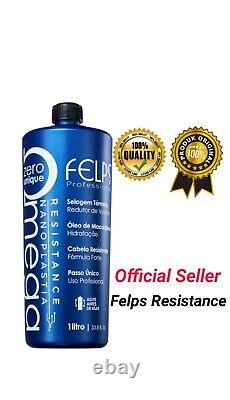 Felps Omega Zero resistance nanoplasty Treatment Keratin Brazilian 1 Liter 17 Oz