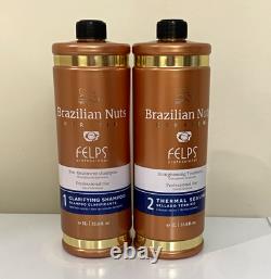 Felps Professional Brazilian Nuts Keratin Step 1 Shampoo + Step 2 Seal 1L