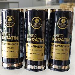 Fiber Keratin Brazilian 1L Hair Treatment & Straightening (free shipping)