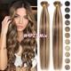 Flat Nail U Tip 100% Real Remy Human Hair Extensions Keratin Fusion 1624inch