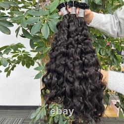 Flat Tip Hair Water Wave Remy Human Hair Extensions K Tip Keratin Fusion 100g