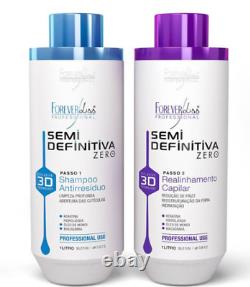 Forever Liss Semi Definitiva Zero 3D Hair Straightening 2 X 1L