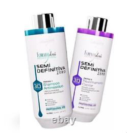 Forever Liss Semi Definitiva Zero 3D Hair Straightening 2 X 1L