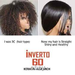 Formaldehyde-Free Inverto 60 1000ml Advanced Gel Keratin Hair Treatment XL SET