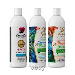 Full KIT New Brazilian Keratin Hair Blowout Treatment Kachita Spell Professio