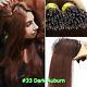Fusion Keratin Nano Ring Beads Human Remy Hair Extensions Micro Ring Stick Thick