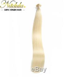 Fusion Keratin Remy Hair Brazilian Stick I-Tip Straight Human Hair Extensions 8a