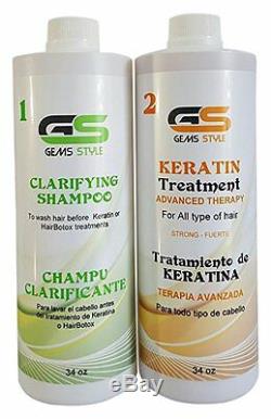 GEMS STYLE BRAZILIAN KERATIN TREATMENT For All hair types. 34 oz