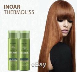GENUINE Keratin Brazilian Inoar Argan Vegan 2 X 31.7 Oz/900g Hair Straightener