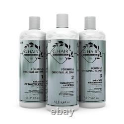 GHAIR Original Brazilian Blowout Keratin Formula Hair Treatment Kit 3x1L G HAIR
