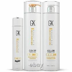 GK HAIR The Best Brazilian Treatment Moisturizing Shampoo and Conditioner New