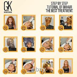 GK Hair The Best Professional Brazilian Complex Blowout Treatment Damaged Hair