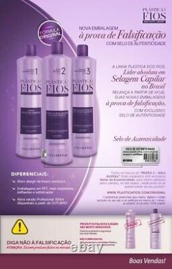 GREAT SET 2. Cadivéu Plastica dos Fios Straightener Brazilian Keratin Treatment