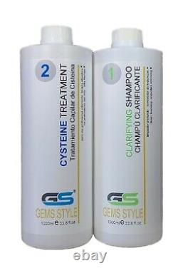 GS GEMS STYLE Cysteine Hair Therapy For All hair type 34oz / 1000ml