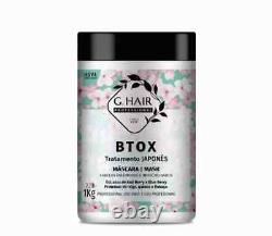 G Hair GHair Btox x3 Japanese Treatment Mask Brazilian Keratin 3 x 1Kg