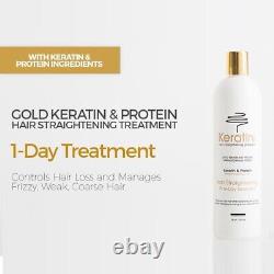 Gold Keratin Hair-Straightening One-Day Treatment 20 units Wholesale Price