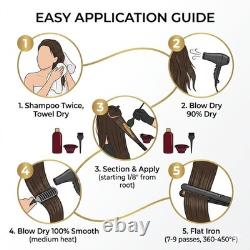 Hair Bar NYC 24 Karat Brazilian Keratin Treatment Collagen Argan Oil 32oz 948ml
