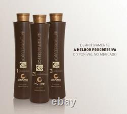 Honma Tokyo Coffee Premium Keratin Brazilian Hair treatment Straightener 3 X 1L