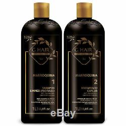 INOAR G Hair Brazilian Moroccan Keratin 2 x 1 L Keratin & Shampoo
