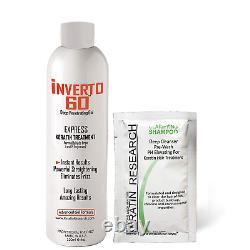 INVERTO 60 Advanced Gel Complex Brazilian Keratin Hair Blowout Treatment Free