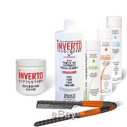 INVERTO Formaldehyde Free Brazilian Keratin Hair Treatment 1000ML XL SET + Comb