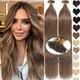 I Tip Remy Human Hair Extensions Cold Fusion Pre Bonded Keratin Stick In Black