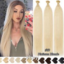 I-Tip Stick 100% Remy Human Hair Extensions Pre Bonded Keratin Fusion Thick 0.5g