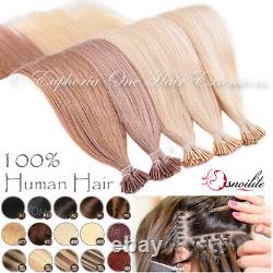 I Tip Stick Pre-bonded Keratin 100% Remy Human Hair Extensions 200 Strands THICK