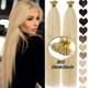 I Tip Stick Remy Human Hair Extensions Micro Keratin Fusion Bead Pre Bonded 200s
