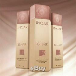 Inoar G. Hair Brazilian Keratin Blow Dry Treatment Kit 3 Litre Original