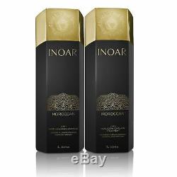 Inoar Moroccan Keratin Hair Straightening Treatment Brazilian Blow Dry Treatment