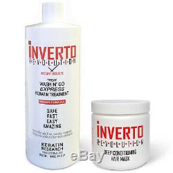 Inverto Formaldehyde Free 1000ml Keratin Hair Treatment Brazilian Blowout