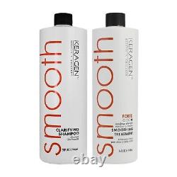 KERAGEN Hair Care Power Duo Brazilian Keratin Smoothing Treatment (16 Oz)