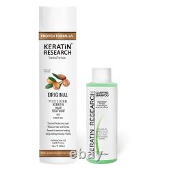 KERATIN RESEARCH Brazilian Keratin Hair Treatment Straightening Complex Blowout