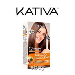 Kativa Keratin and Argan Oil Brazilian Straightening KIT(alisado brasileño) NEW