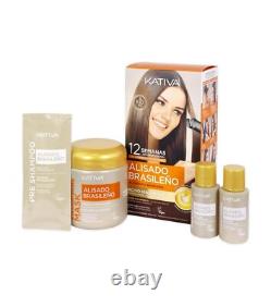 Kativa Keratin and Argan Oil Brazilian Straightening KIT(alisado brasileño) NEW