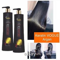 Kera Fruit Keratin Brazilian Pure Vogué Hair Straightener Treatment 2 X 1 L