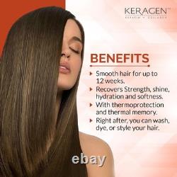 Keragen Brazilian Keratin Hair Treatment Kit Combo Set Sulfate-Free