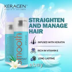 Keragen Brazilian Keratin Smoothing Treatment, Blowout Straightening System