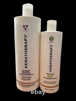 Keratherapy Extreme Renewal Maximum Strength Smoothing Treatment 33.8oz withClean