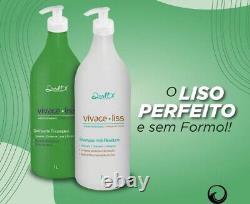 Keratin Brasil Dwell'x Hyaluronic Acid VIVACELISS 2 x 34oz Cadiveu Flora