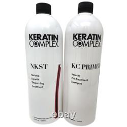 Keratin Complex Natural Smoothing Treatment and Primer Clarifying Shampoo 33.8oz