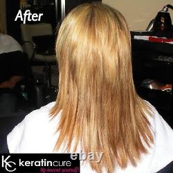 Keratin Cure Best STRONG Professional Treatment Gold & Honey V2 Creme 32z 4P Kit