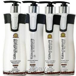 Keratin Cure Best Treatment Chocolate Max V2 STRONG Straight Silky Hair Kit 460m