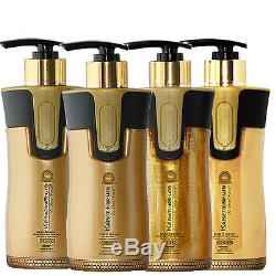 Keratin Cure Gold and Honey Bio 0% Complex Brazilian Hair Therapy 300 ML 4 pc