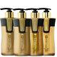 Keratin Cure Gold And Honey Bio 0% Complex Brazilian Hair Therapy 300 Ml 4 Pc